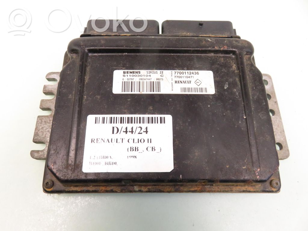 Renault Clio II Engine control unit/module 