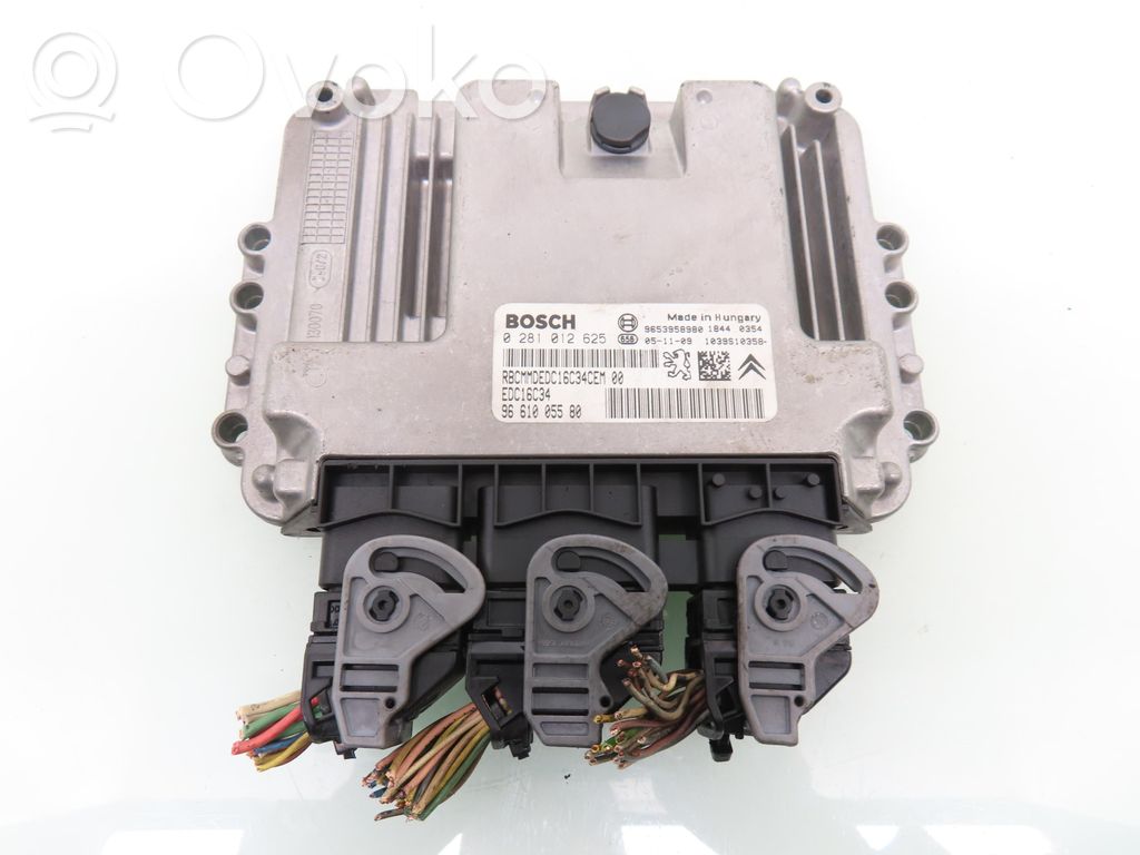 Engine control unit/module   9661005580,0281012625,0281012625,9661005580