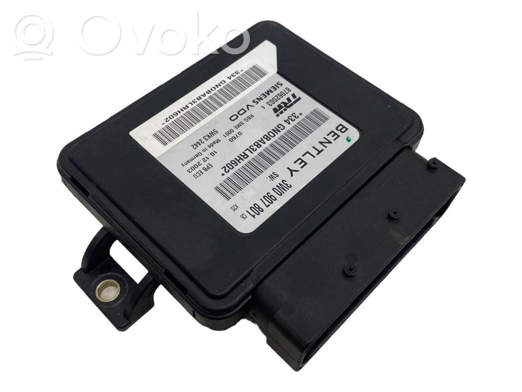 Bentley Continental Hand brake control module 
