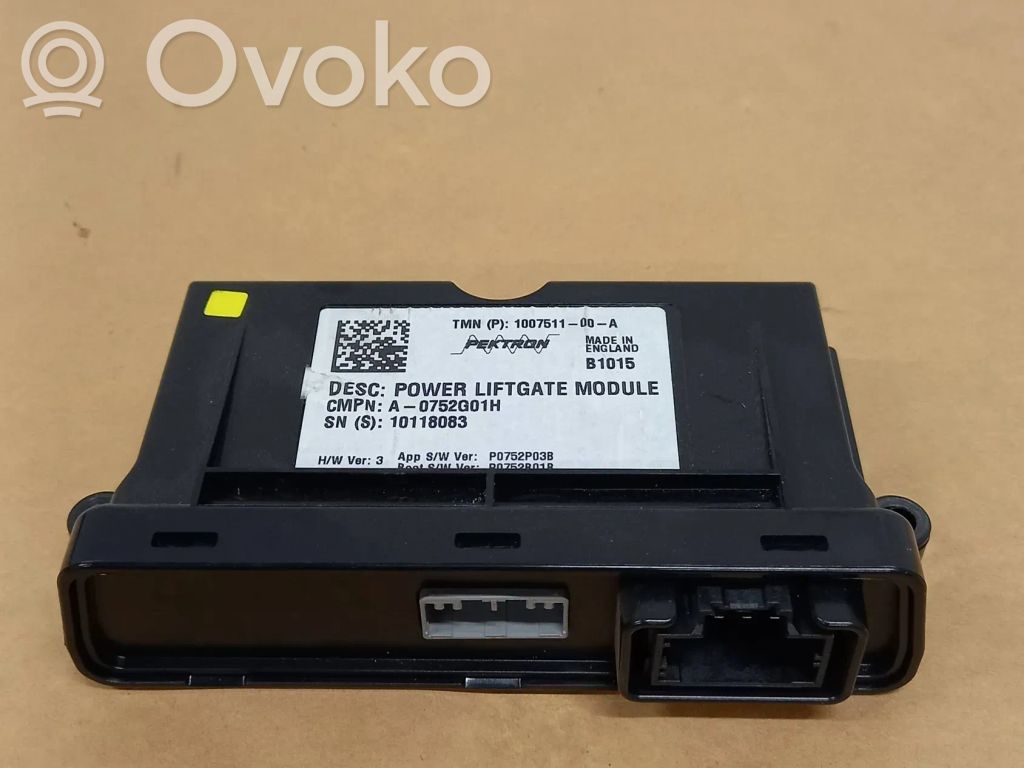Tesla Model S Tailgate/trunk control unit/module 