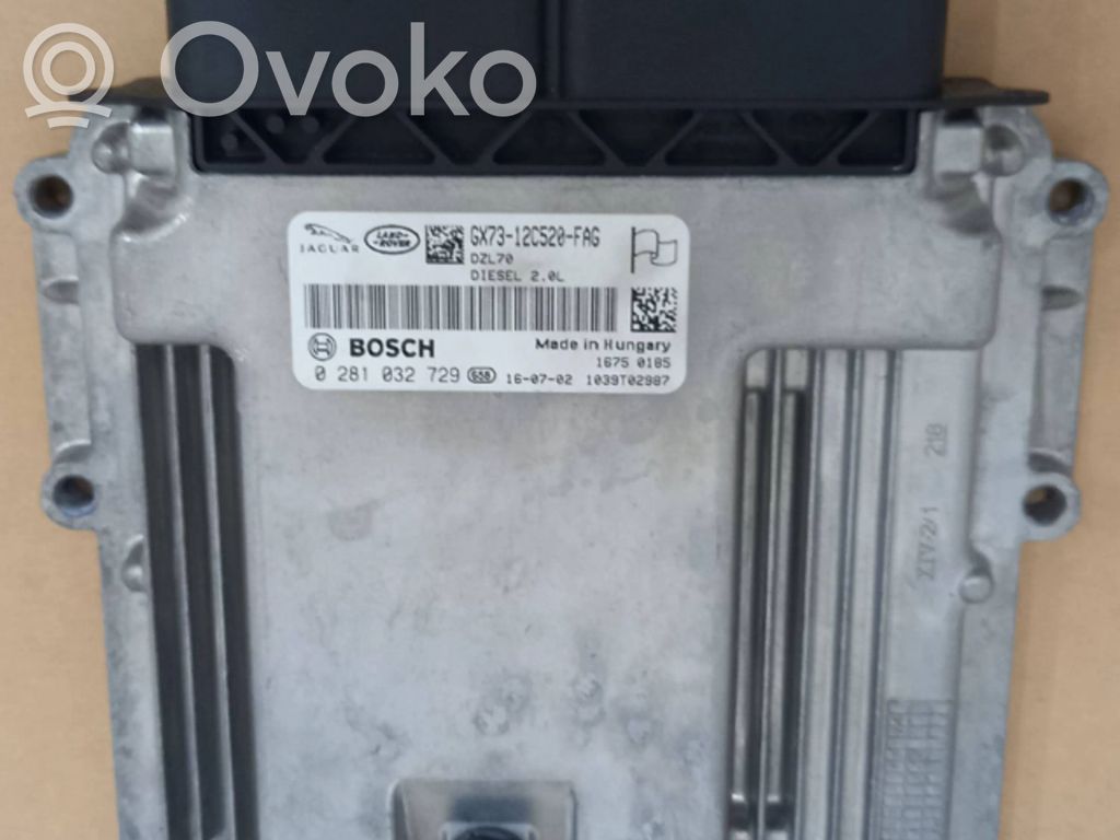 Engine control unit/module   GX7312C520FAG,16750185,0281032729,1039T02987