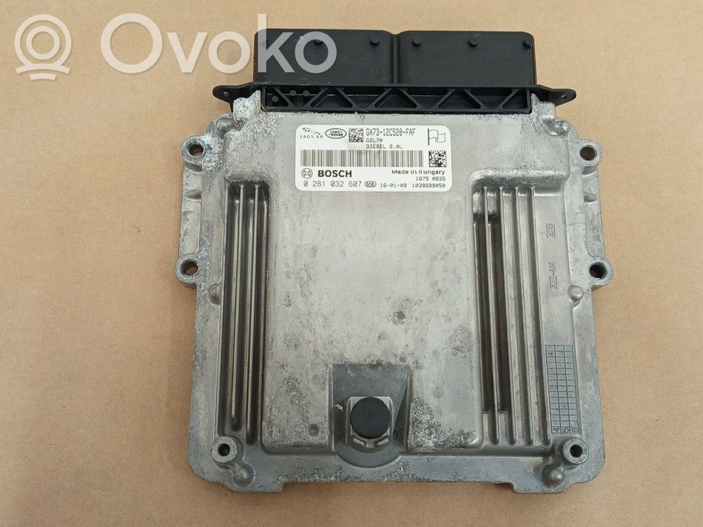Engine control unit/module   GX7312C520,DZL70,16750835,0281032607,1039S89050,GX7312C520FAF