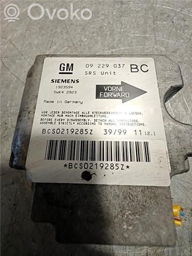 Opel Astra G Airbag control unit/module 