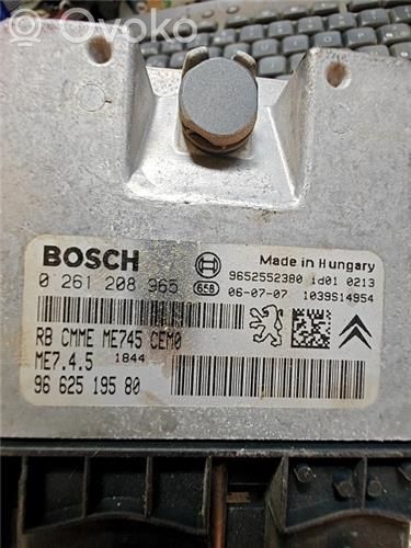 Peugeot 207 Engine control unit/module ECU 