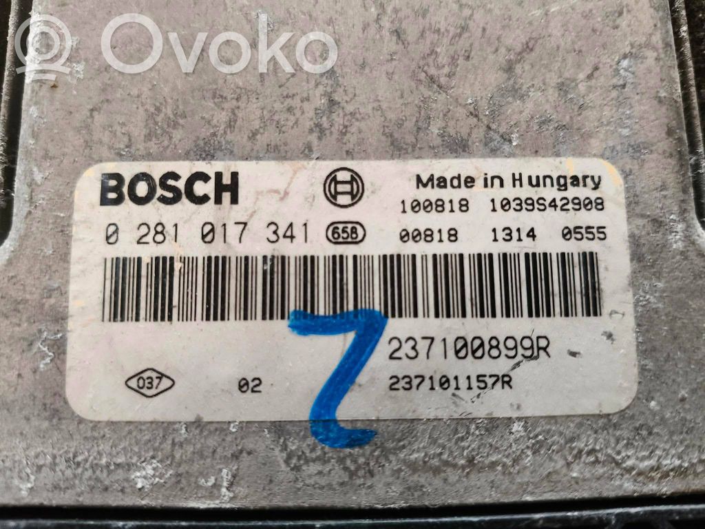 Engine control unit/module   0281017341,237101157R,237100899R