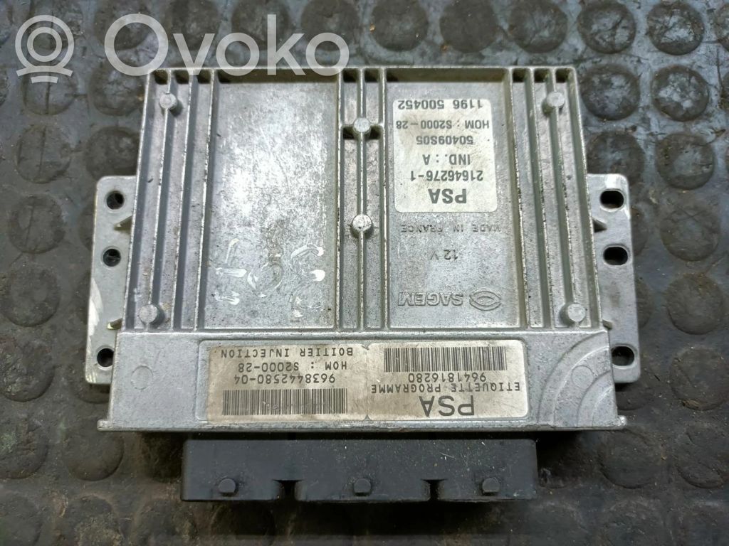 Engine control unit/module ECU   9638442580