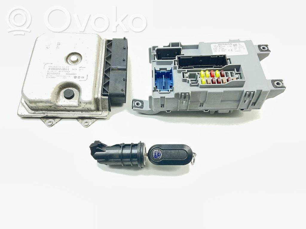 Lancia Ypsilon Engine ECU kit and lock set 