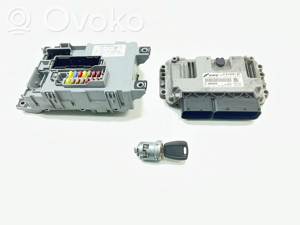 Fiat 500 Engine ECU kit and lock set 