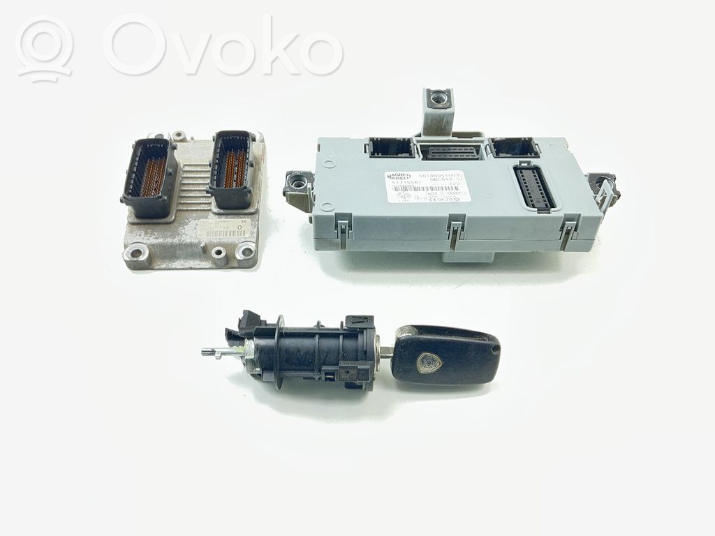 Lancia Ypsilon Engine ECU kit and lock set 