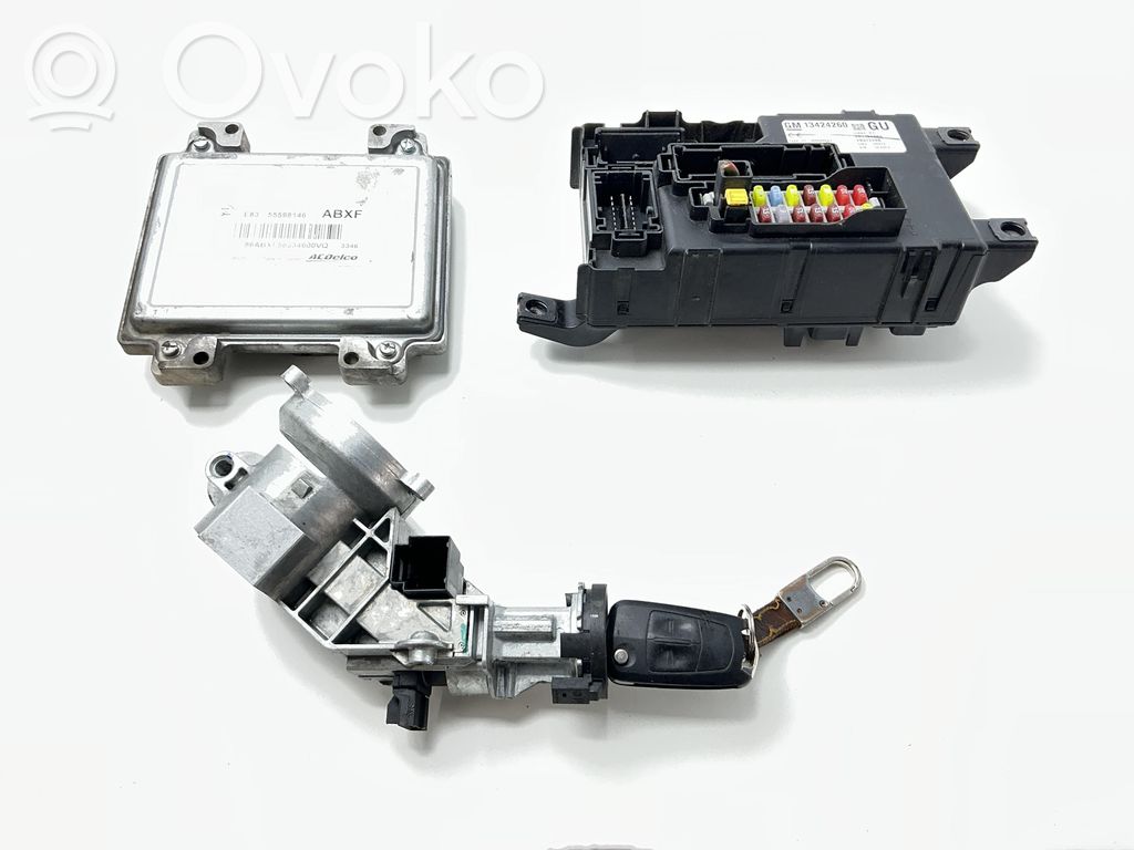 Opel Corsa D Engine ECU kit and lock set 