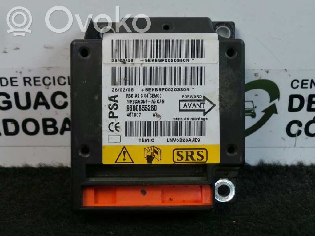 Airbag control unit/module   9660855280,TEMIC