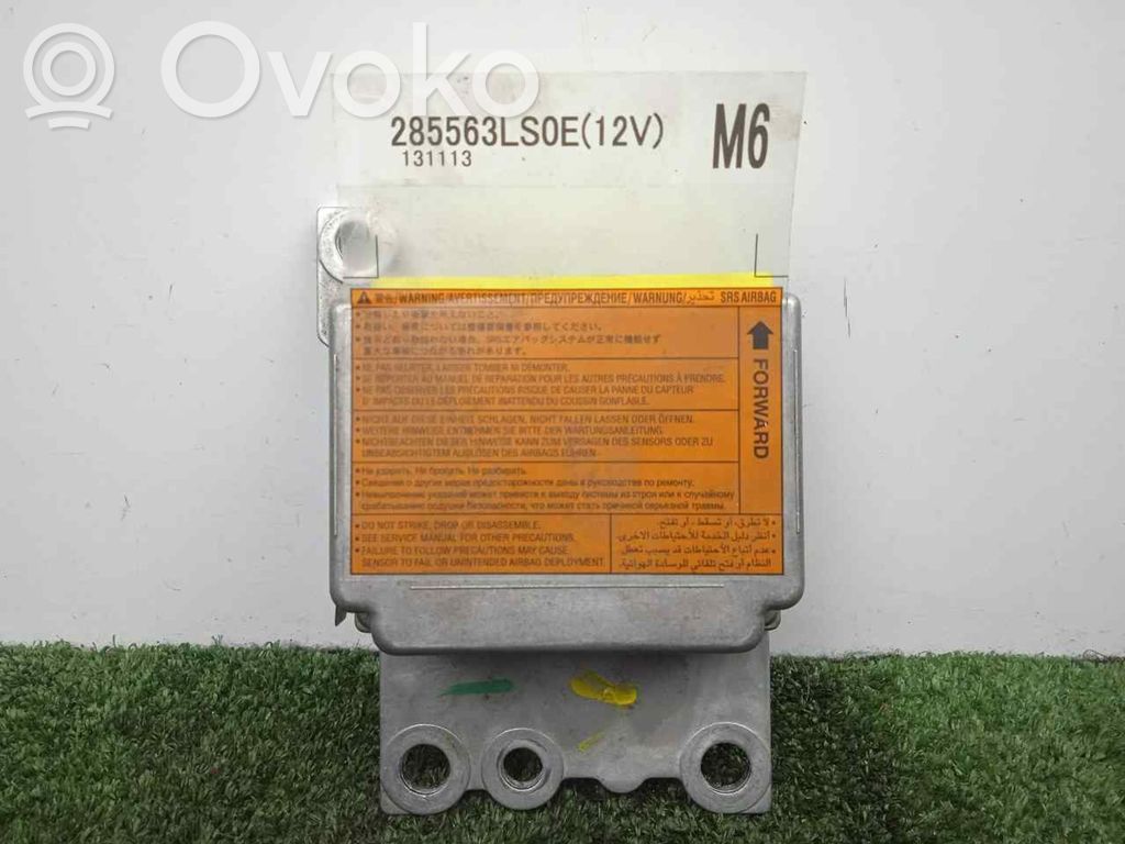 Airbag control unit/module   285563LS0E