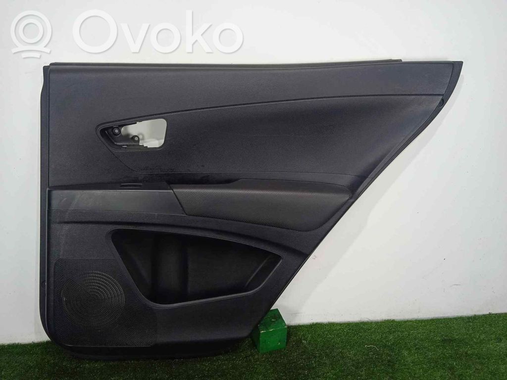Rear door card panel trim
