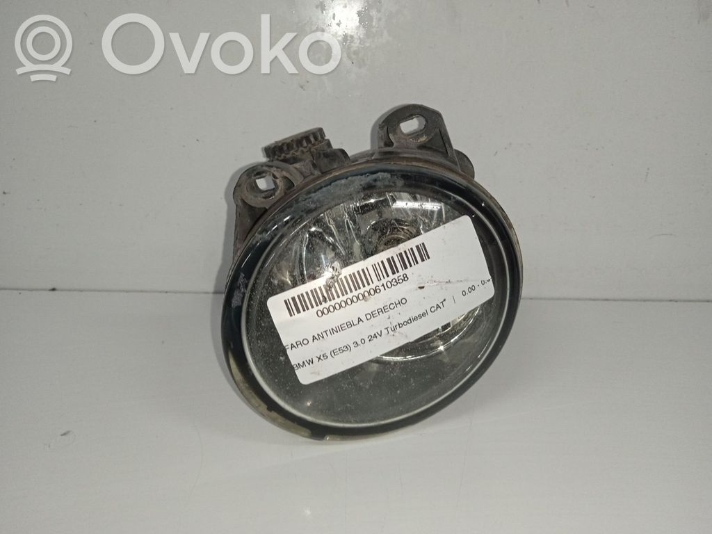 BMW X5 E53 Feu antibrouillard avant 