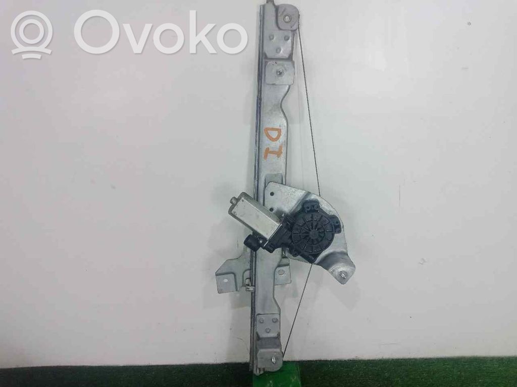 Front door manual window regulator