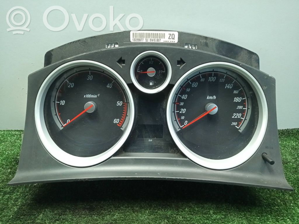 Speedometer (instrument cluster)   13225977,ASTRAH,1CONECTOR