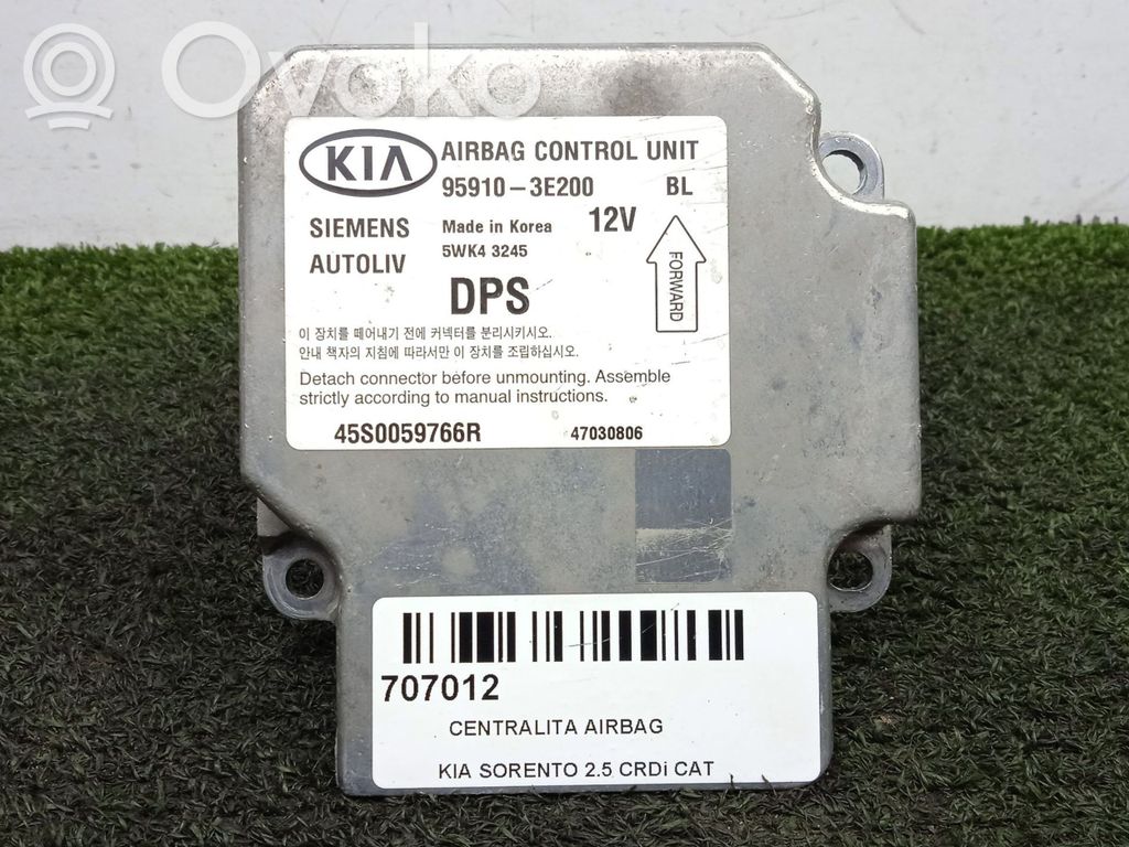 Module de contrôle airbag