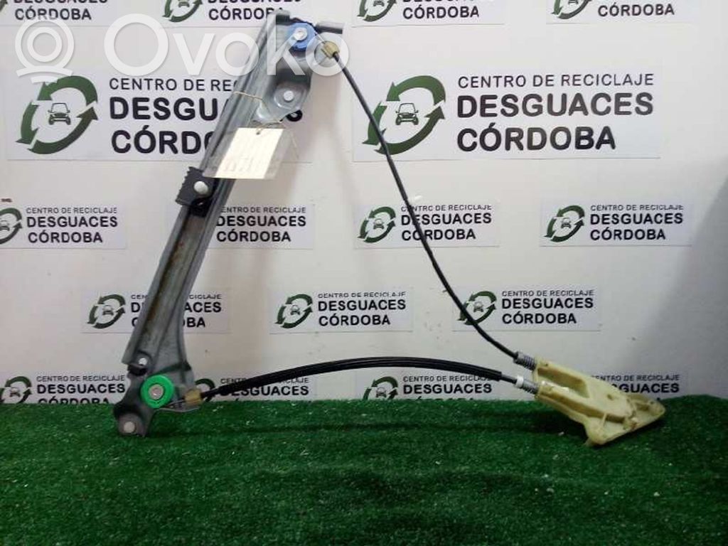 Renault Laguna III Meccanismo di sollevamento del finestrino posteriore senza motorino 