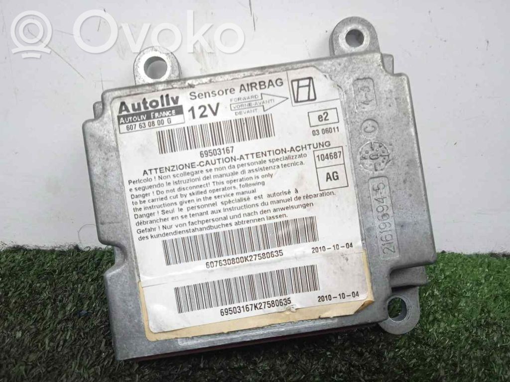 Turvatyynyn ohjainlaite/moduuli   607630800G