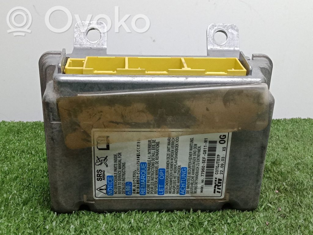 Turvatyynyn ohjainlaite/moduuli   TRW