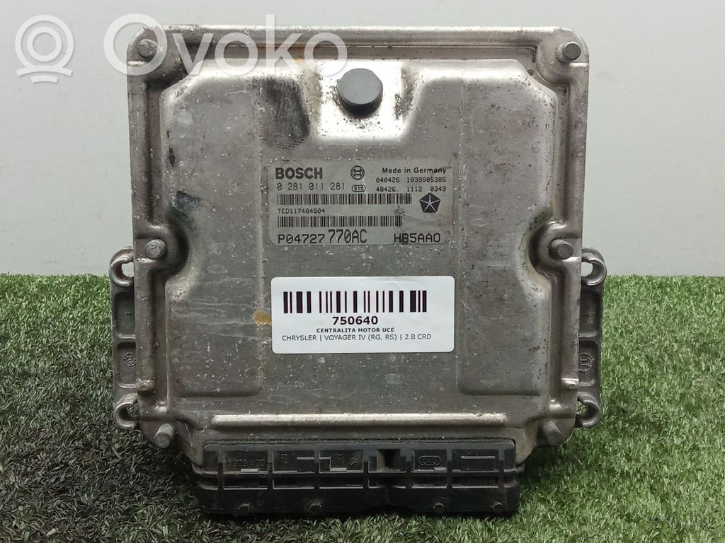 Otras unidades de control/módulos   0281011281,BOSCH