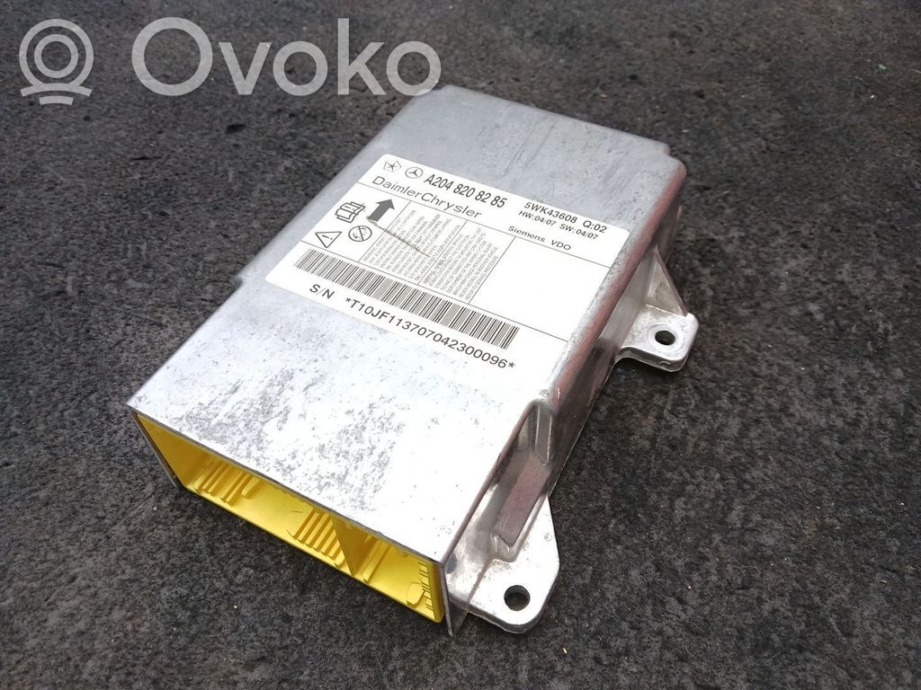 Mercedes-Benz C W203 Centralina/modulo airbag 