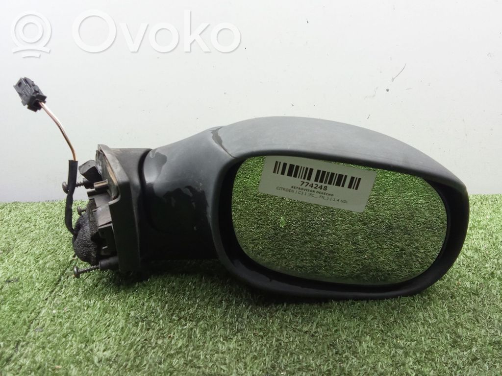 Oglindă electrică ușă față   NEGRO