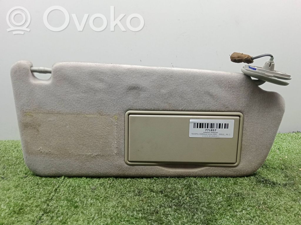 Toyota Corolla Verso E121 Parasolar 