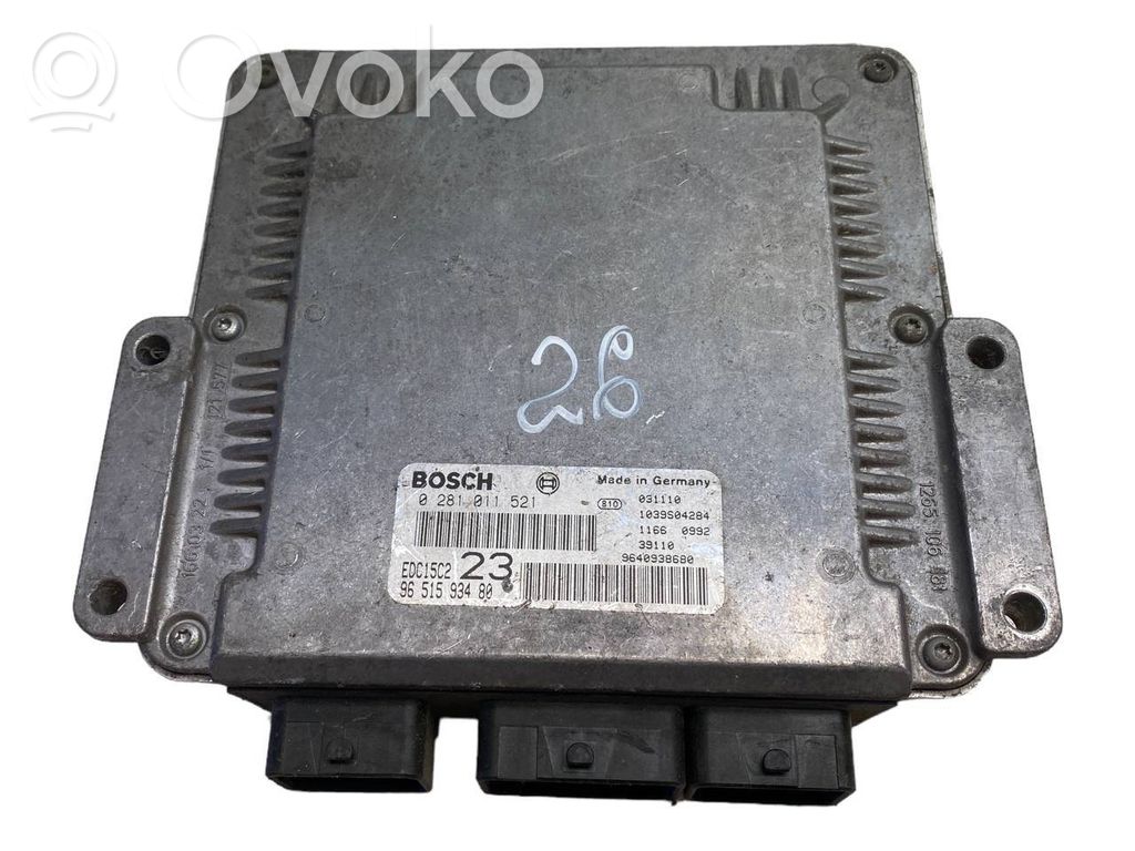 Citroen Xsara Picasso Engine control unit/module 