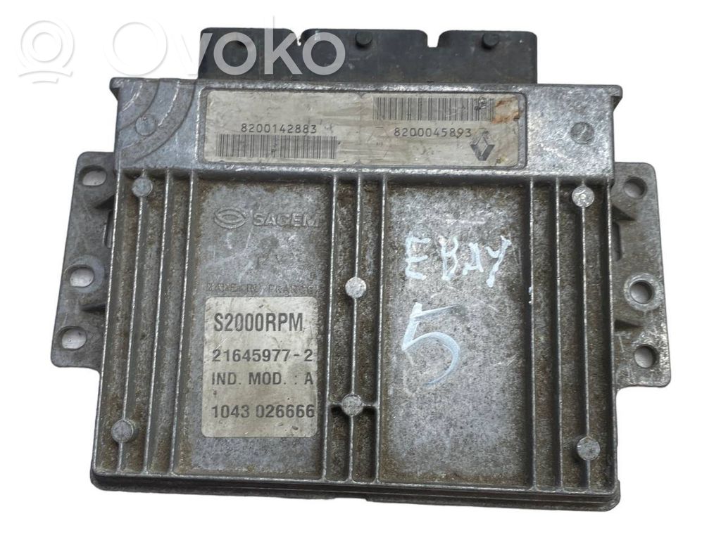 Engine control unit/module   8200142883,8200045893,216459772,1043026666,S2000RPM