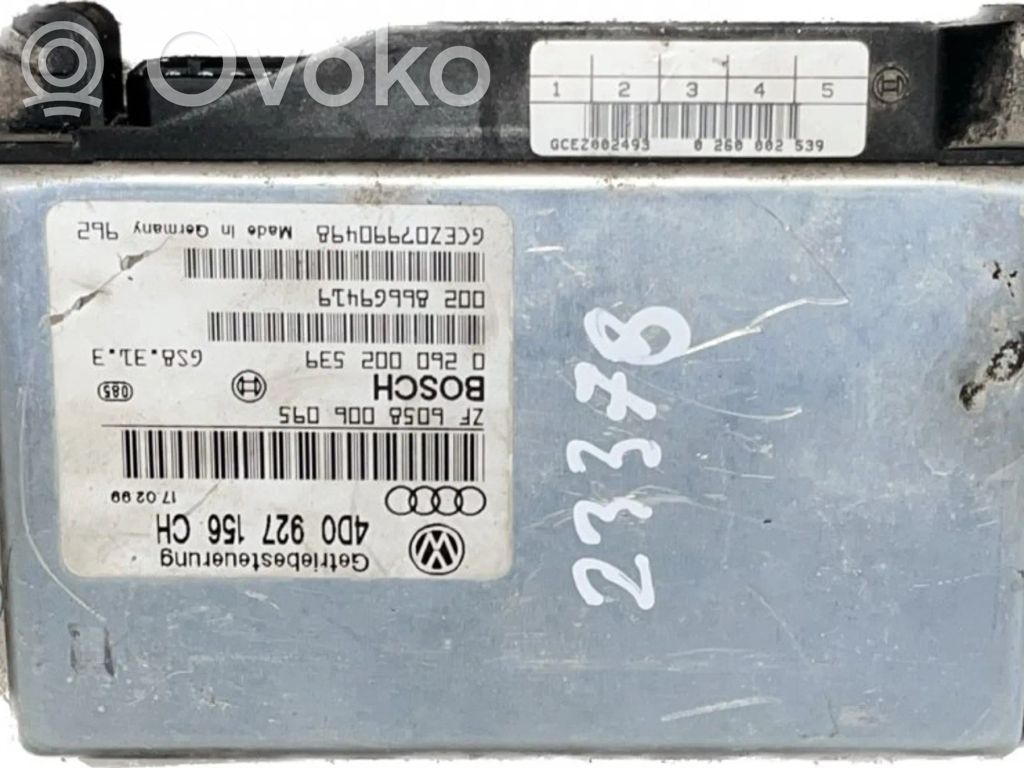 Pārnesumkārbas vadības bloks   4D0927156CH