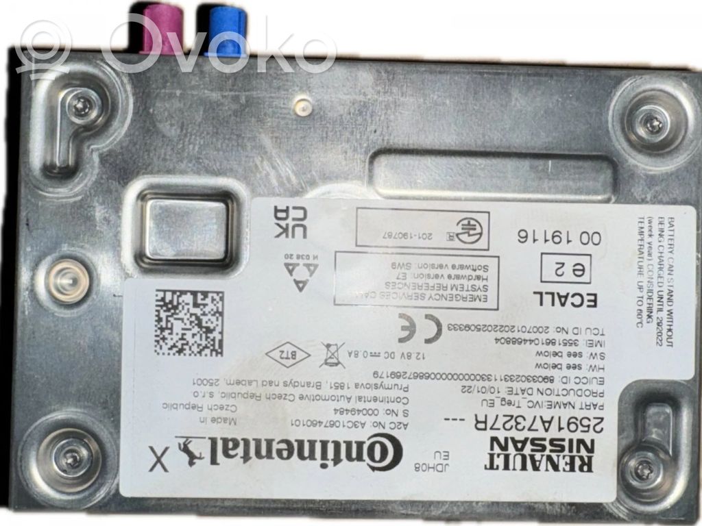 Phone control unit/module   2591A7327R