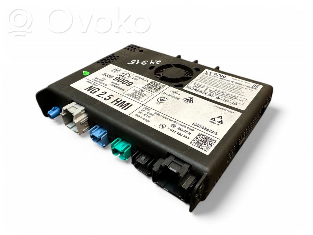 Opel Astra K GPS navigation control unit/module 