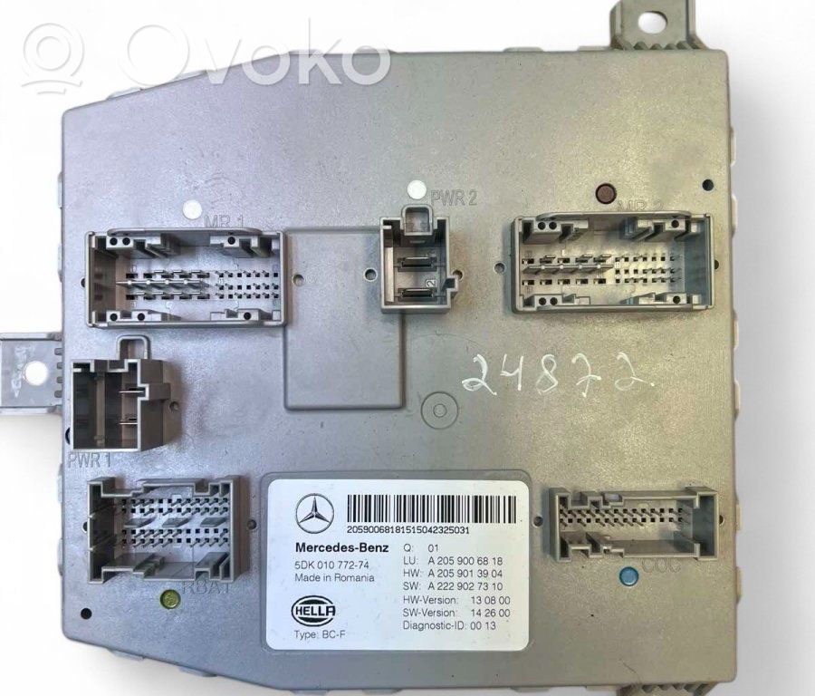 Mercedes-Benz C AMG W205 Central body control module 