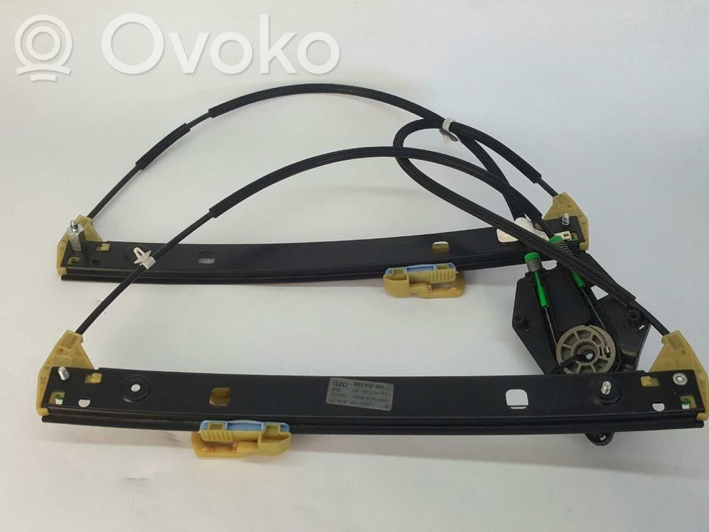 Regulador manual de la ventanilla delantera   8X3837461,8X3837461A