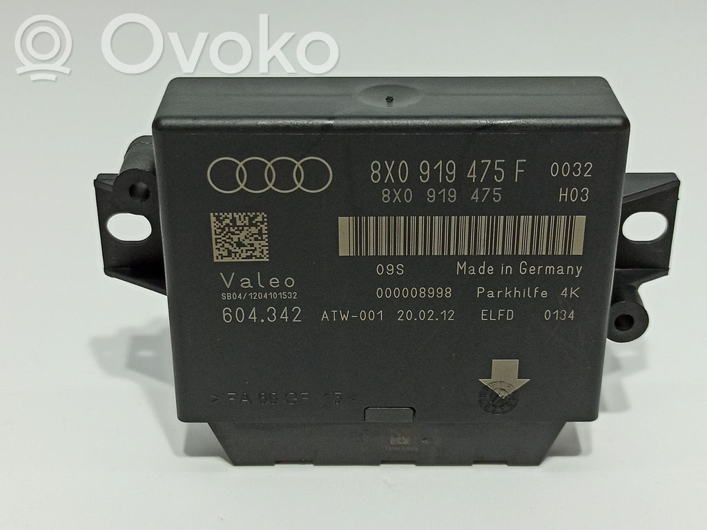Other control units/modules   8X0919475F,8X0919475M,8X0919475AE