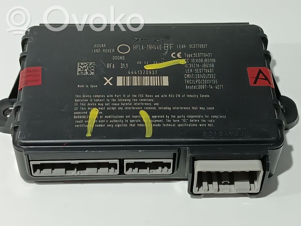 Land Rover Range Rover L405 Alte unități/module de control 