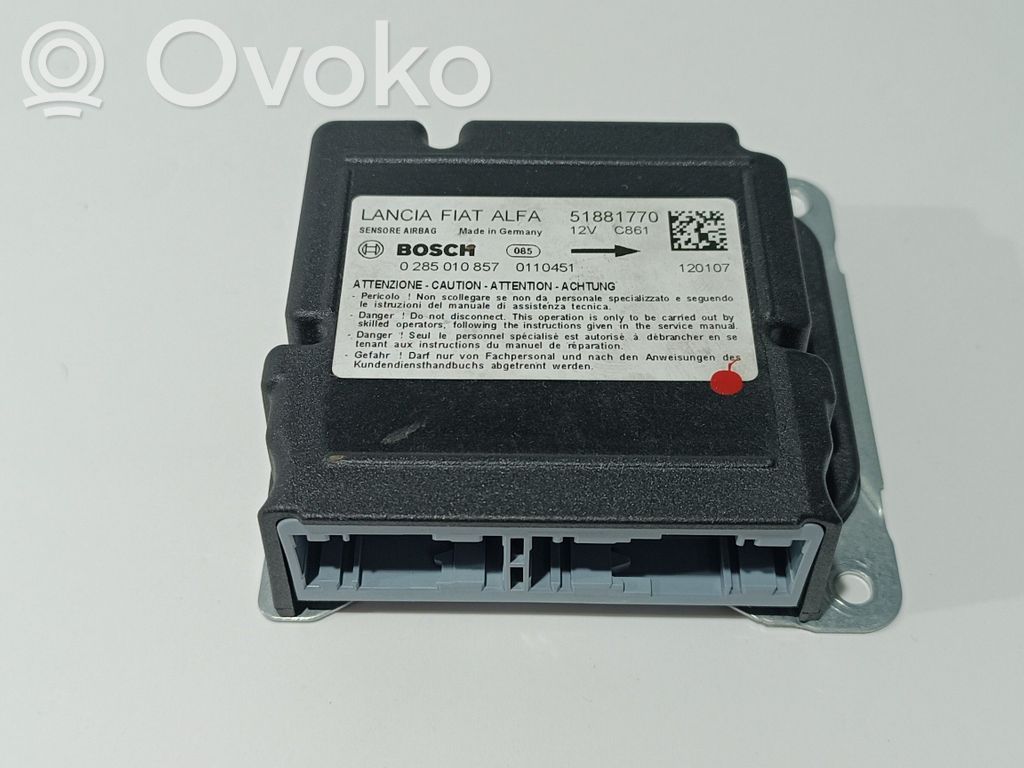 Opel Combo D Airbag control unit/module 