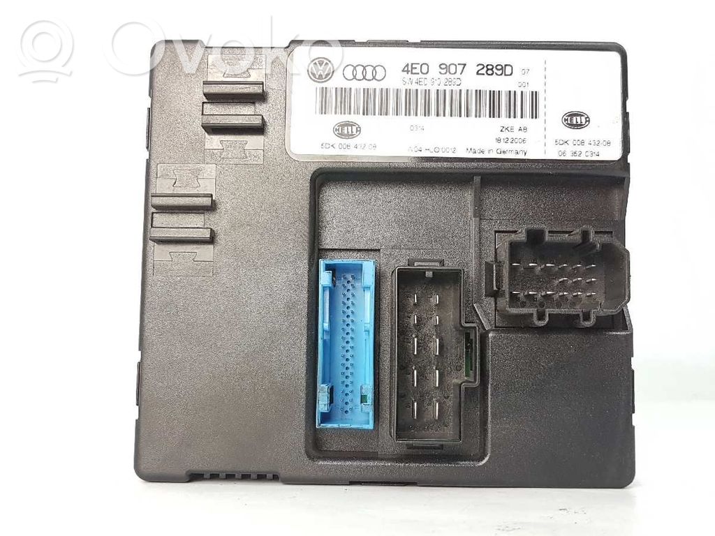 Audi A8 S8 D3 4E Modulo comfort/convenienza 