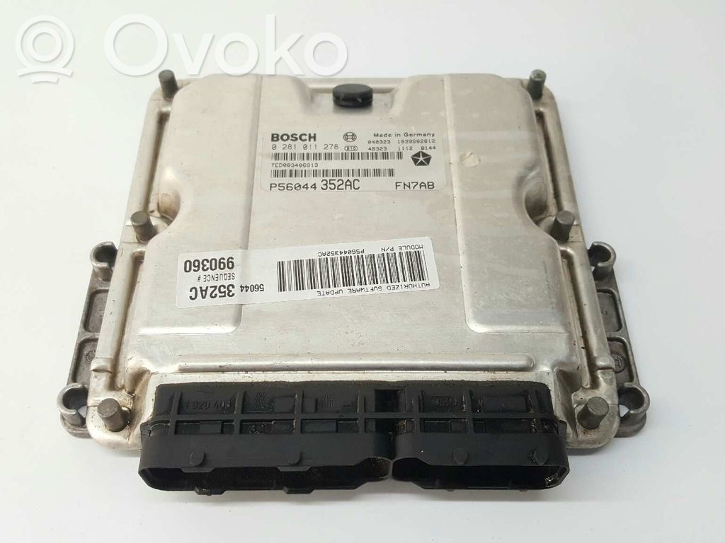 Engine control unit/module   56044352AC,1039S02812