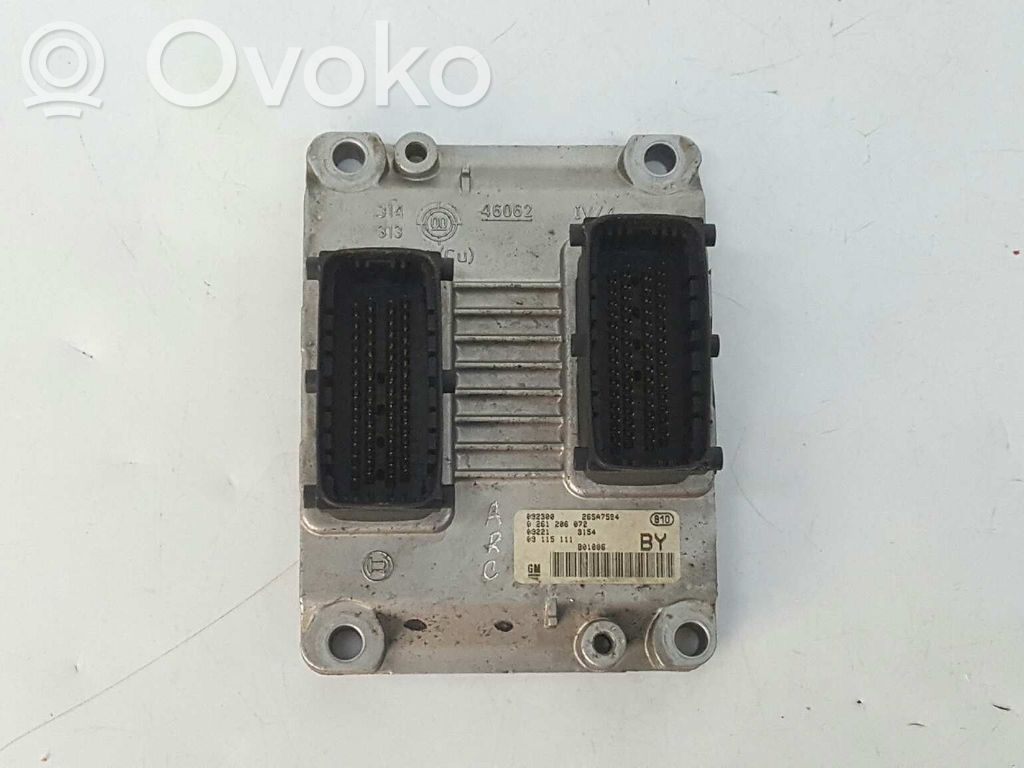 Opel Corsa C Engine control unit/module 
