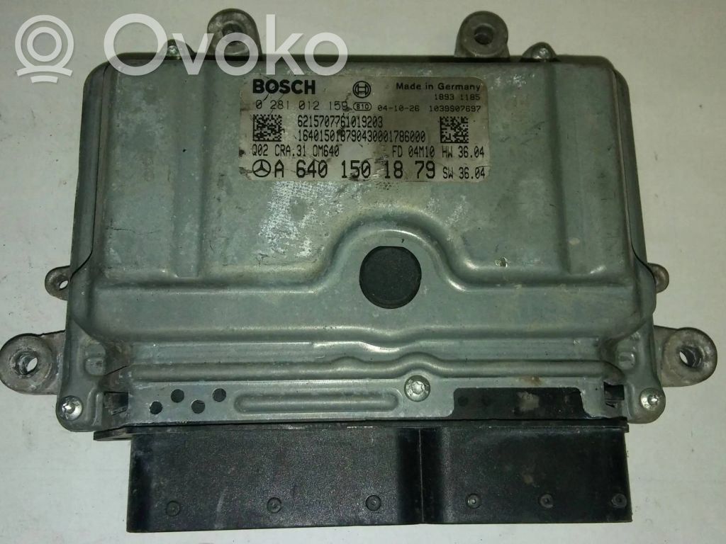 Mercedes-Benz A W169 Engine control unit/module 