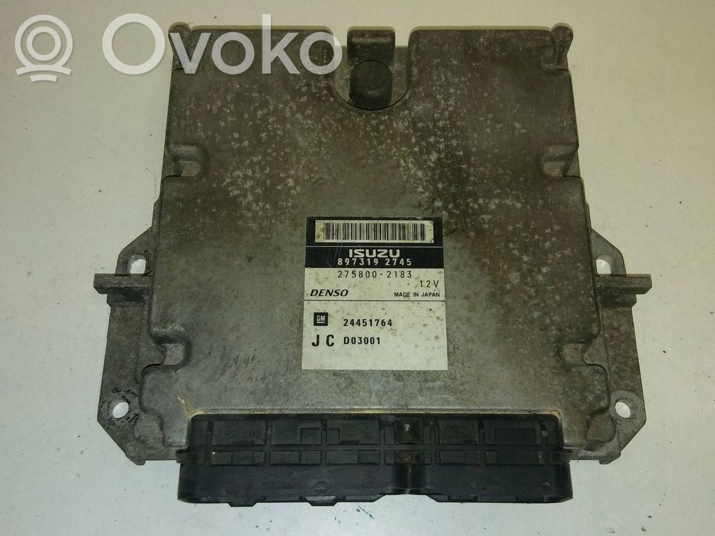 Engine control unit/module   8973192745,24451764,2758002183