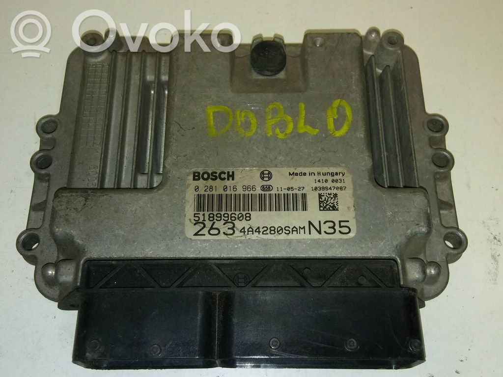 Fiat Bravo Komputer / Sterownik ECU silnika 