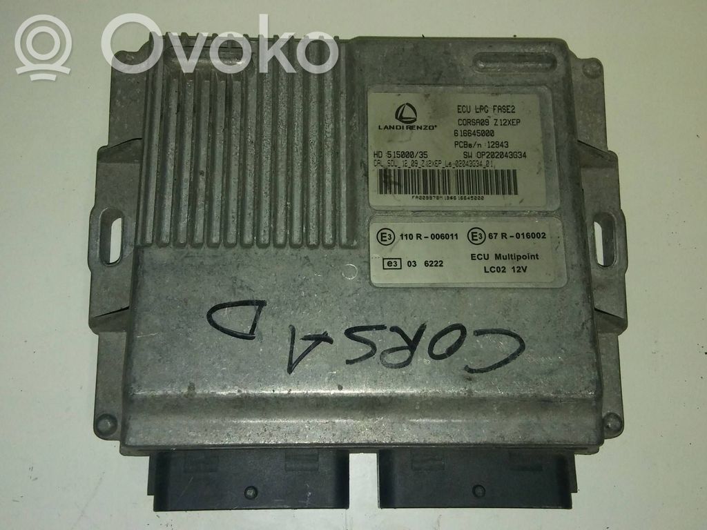 Opel Corsa D Engine control unit/module 