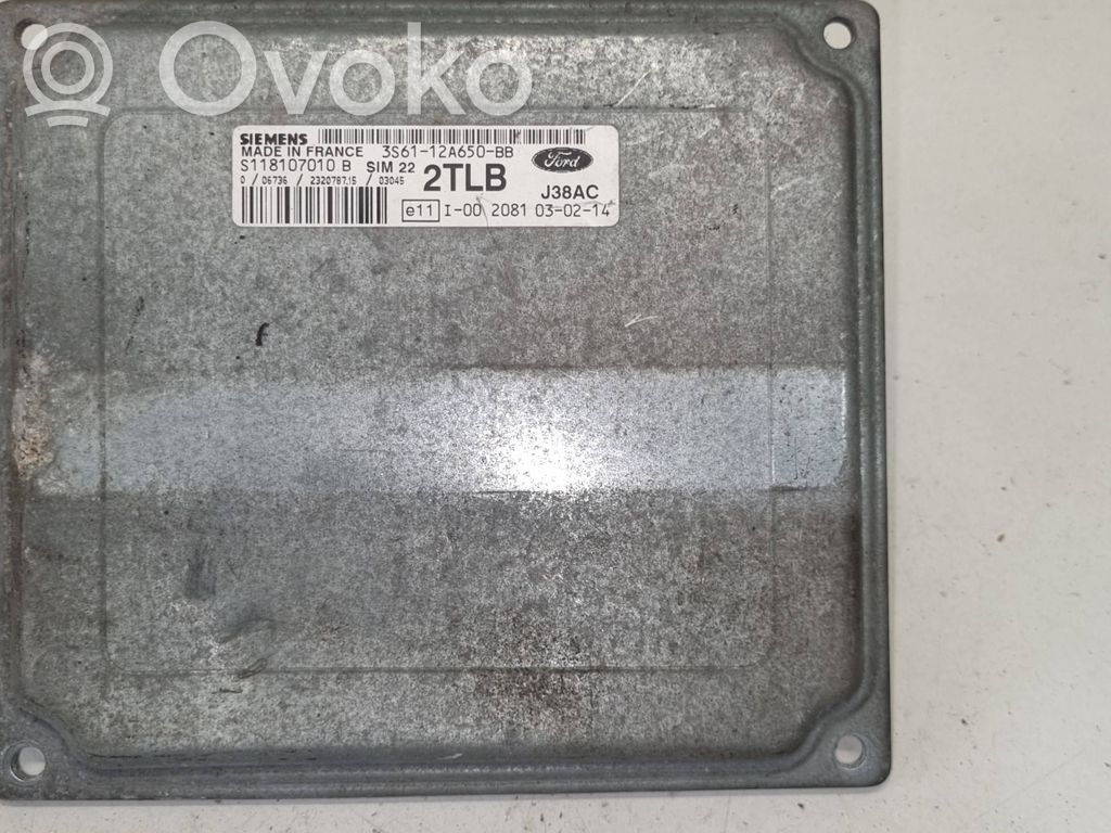 Ford Fiesta Engine control unit/module 