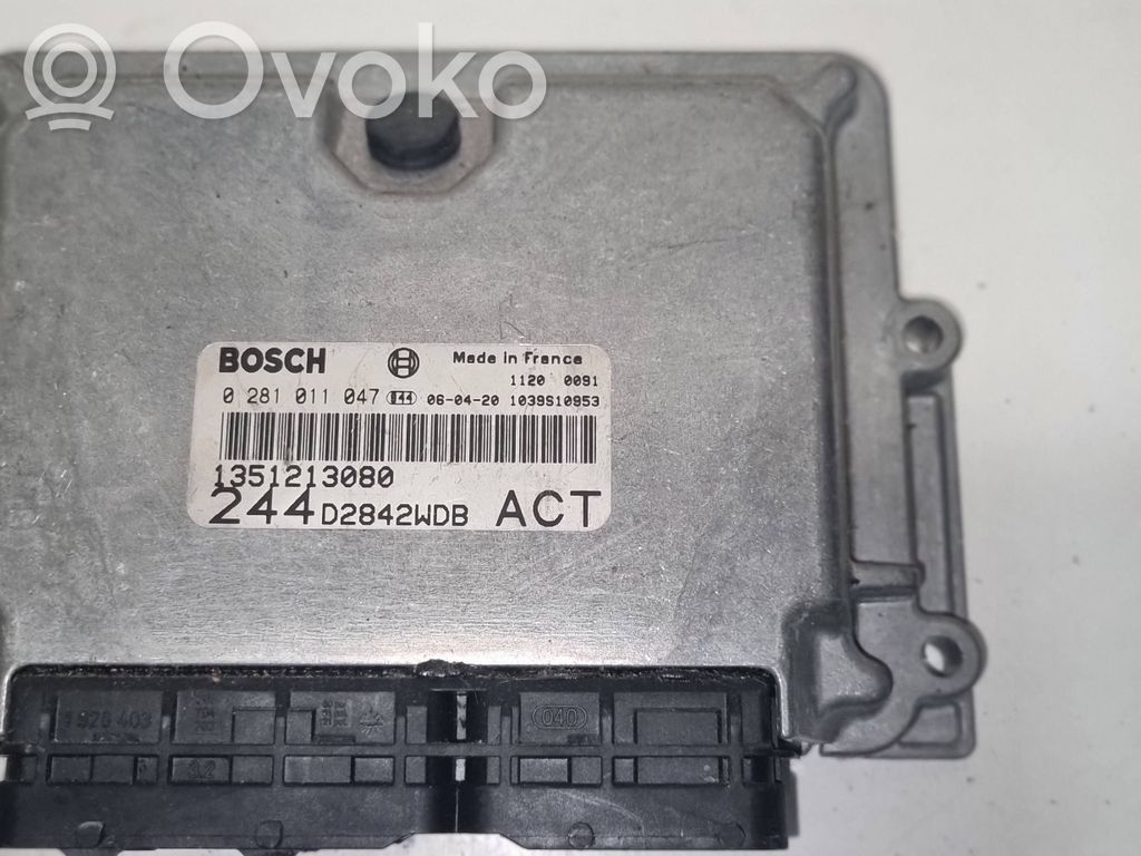 Engine control unit/module   0281011047,1351213080