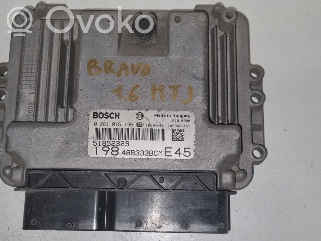 Fiat Bravo Unitate/modul control injecție combustibil 