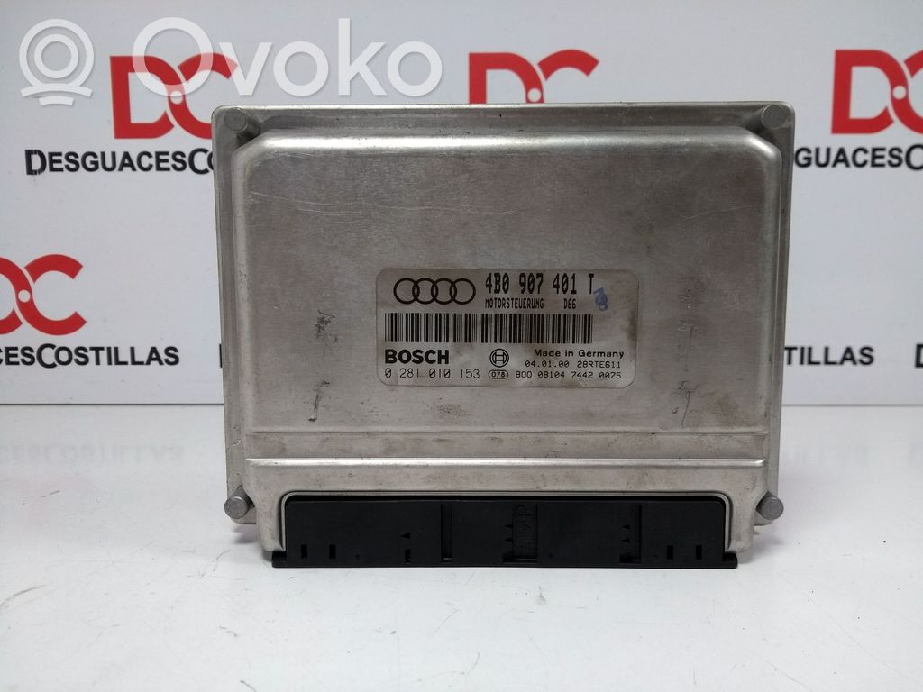 Engine control unit/module   4B0907401T,0281010153