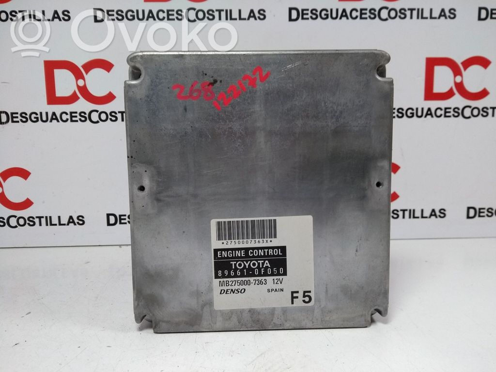Toyota Corolla Verso E121 Engine control unit/module 